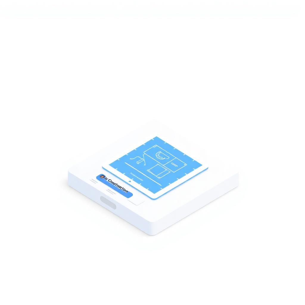 Project creation card with blueprint preview
