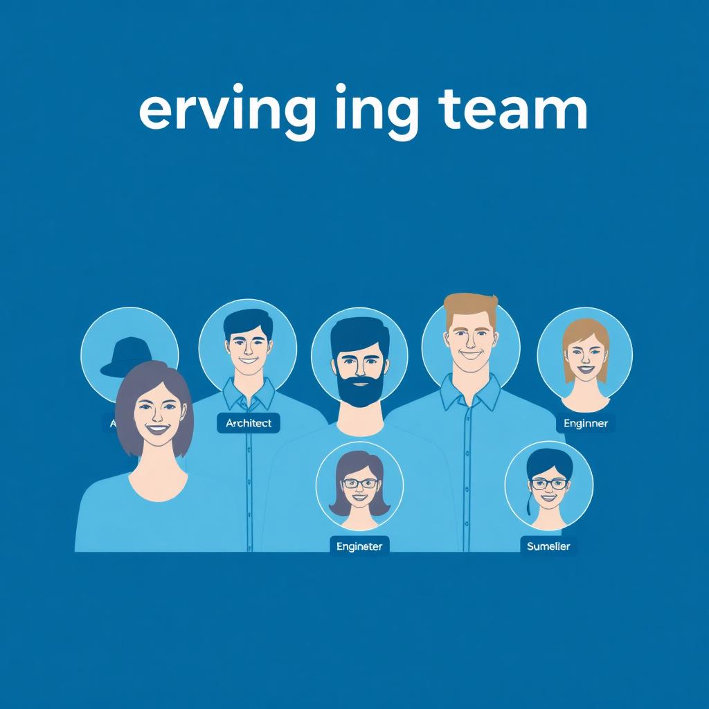 Team members with role badges