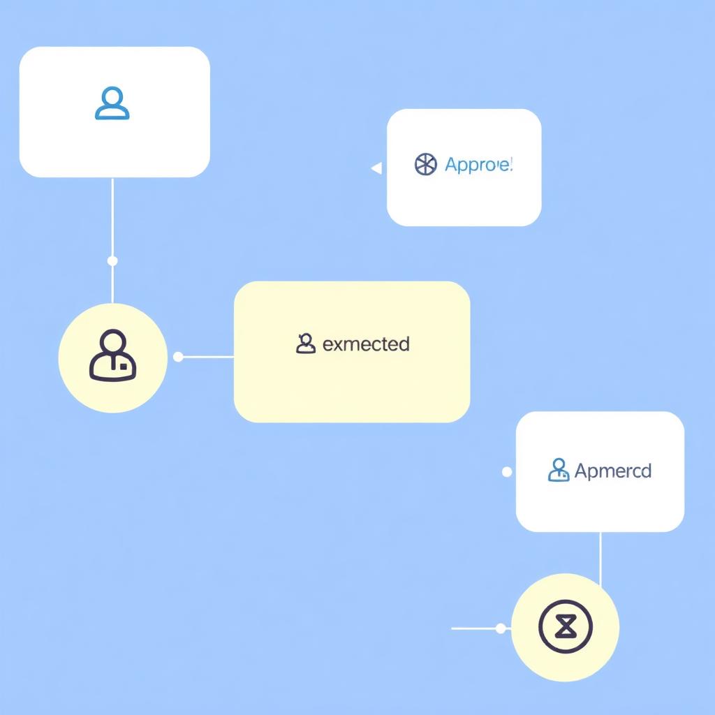 Custom workflow builder with connected steps